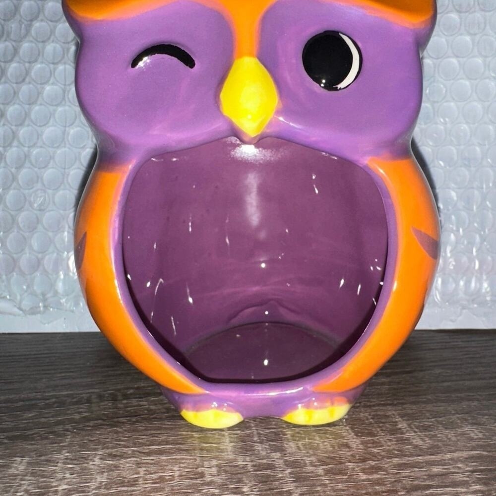 Target Halloween‎ Owl Candy Dish tea light candle holder